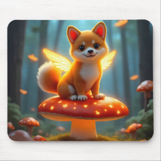 Shiba fairy adventure mouse pad