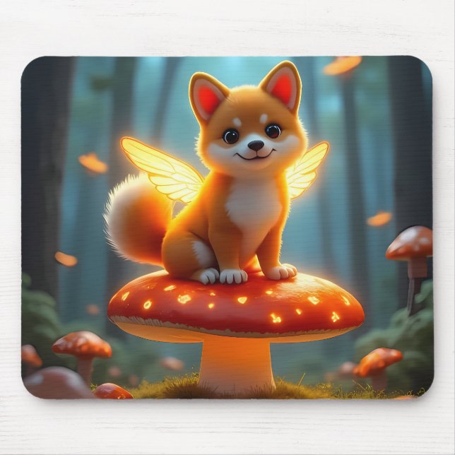 Shiba fairy adventure mouse pad (Front)