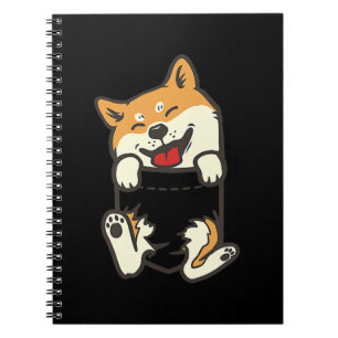 Shiba in A Pocket Cute dog design Notebook