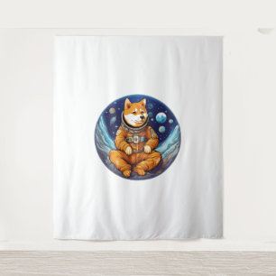 Shiba In Space Astronaut Shiba Tapestry