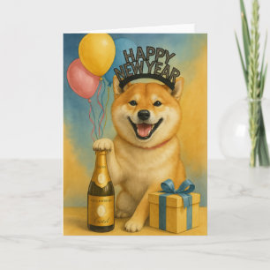 Shiba Inc Happy New Year Card