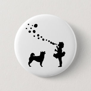Shiba Inu 6 Cm Round Badge