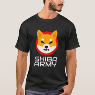 Shiba Inu Army Coin In Crypto We Trust Token T Shi T-Shirt