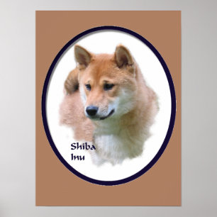 Shiba Inu Art Gifts Poster