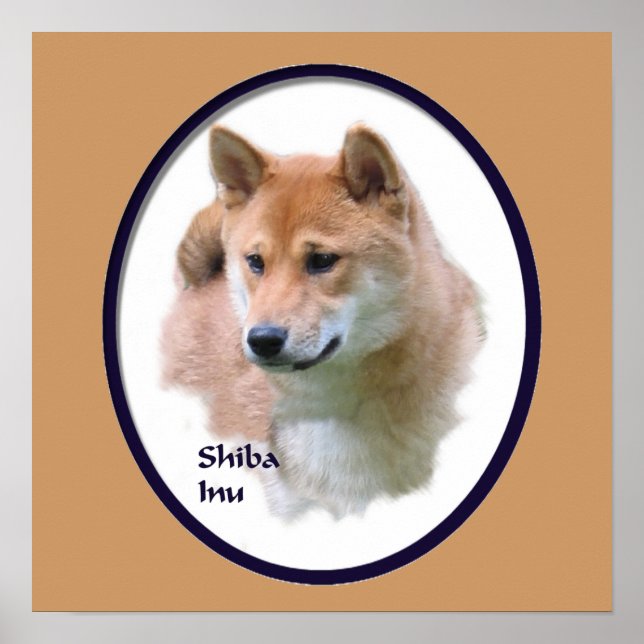 Shiba Inu Art Print (Front)