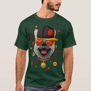 Shiba Inu Basketball Dog Bball Player Coach Sports T-Shirt