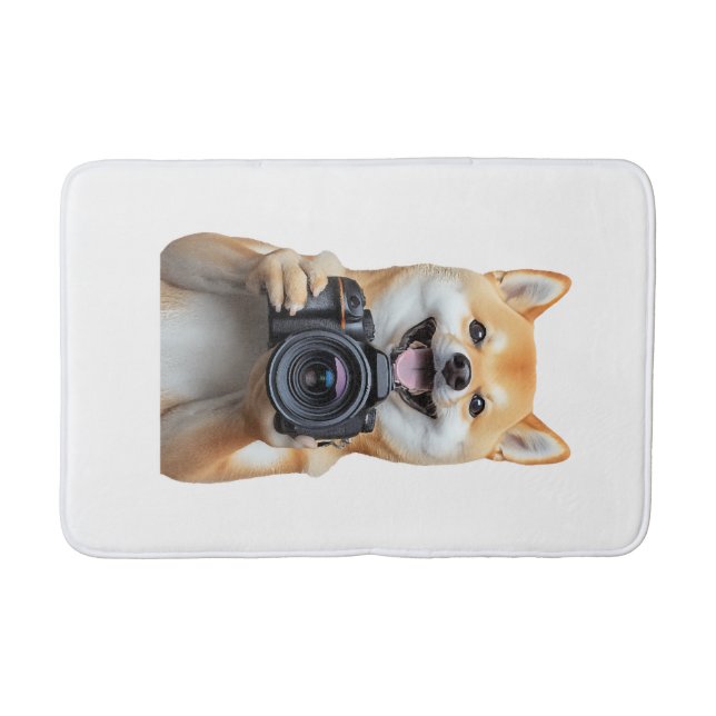 Shiba Inu     Bath Mat (Front)