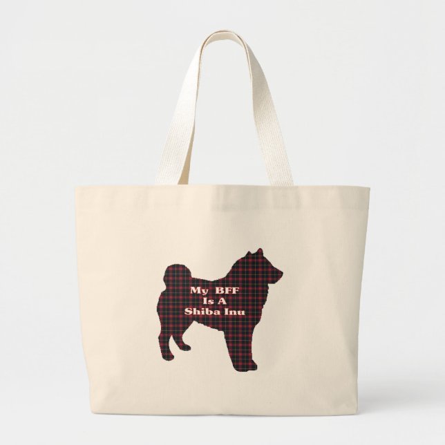 Shiba Inu BFF Tote Bag (Front)