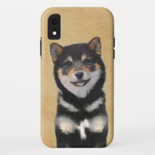 Shiba Inu (Black and Tan) Painting - Dog Art Case-Mate iPhone Case