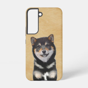 Shiba Inu (Black and Tan) Painting - Dog Art Samsung Galaxy Case