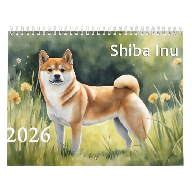 Shiba Inu Calendar (Cover)
