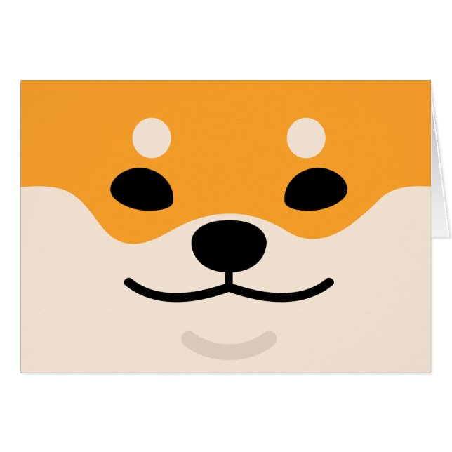 Shiba Inu Card (Front Horizontal)
