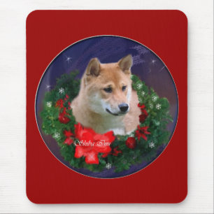 Shiba Inu Christmas Gifts Mouse Pad