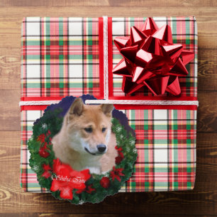 Shiba Inu Christmas Gifts Tree Decoration Card