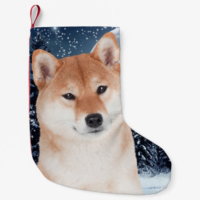 Shiba Inu Christmas Stocking (Front)