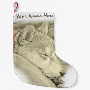 Shiba Inu Christmas Stocking Custom Dog Stocking