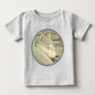 Shiba Inu Creeper Organic Dog Lover Baby Shirts