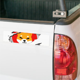 SHIBA INU cryptocurrency - SHIBA INU Crypto SHIB  Bumper Sticker