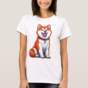 Shiba Inu Cute cartoon Dog T-Shirt