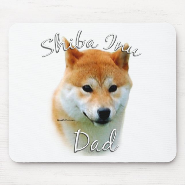 Shiba Inu Dad 2 Mouse Pad (Front)