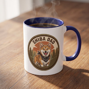 Shiba Inu Dad Coffee Mug Shiba Dog Dad Gift