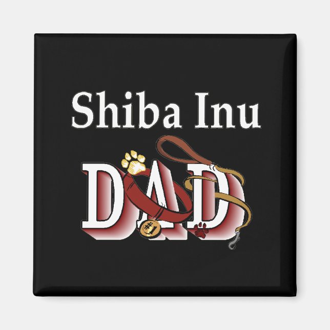 shiba inu dad Magnet (Front)