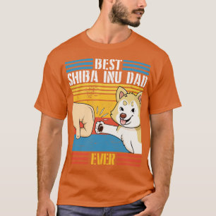 Shiba Inu Dog And Daddy Hand To Hand Best Shiba In T-Shirt
