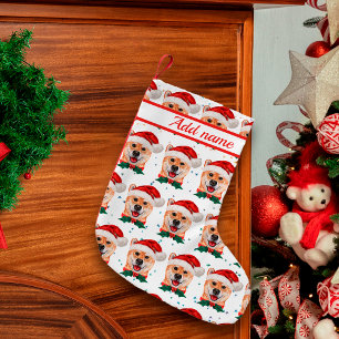 Shiba Inu Dog Breed Christmas Stars Small Christmas Stocking