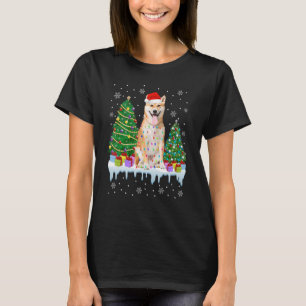 Shiba Inu Dog Christmas Tree Xmas Lights Puppy T-Shirt