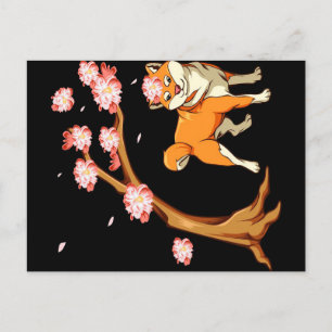 Shiba Inu Dog Funny Meaningful Housewarming Gift Announcement Postcard