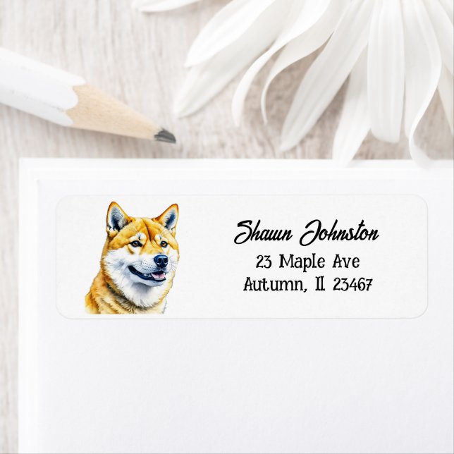 Shiba Inu Dog Personalised (Insitu)