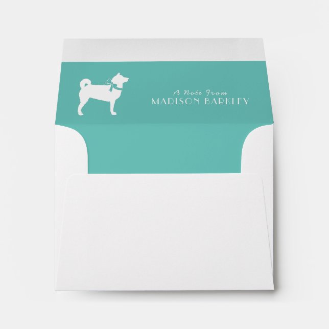 Shiba Inu Dog Puppy Envelope (Back (Bottom))