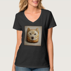Shiba Inu Doge Meme Loaf Of Bread Akita Inu Hokkai T-Shirt