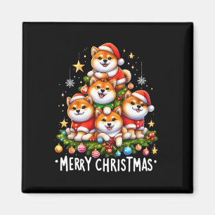 Shiba Inu Dogs Merry Christmas Xmas Gifts Christma Magnet