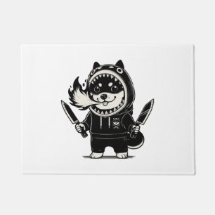 Shiba Inu Dragon Slayer Doormat