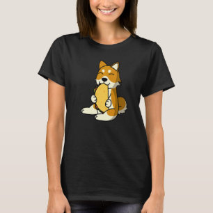 Shiba Inu Eating A Taco Dog T-Shirt