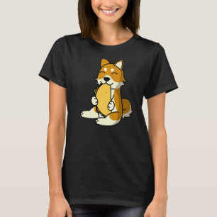 Shiba Inu Eating A Taco Dog T-Shirt
