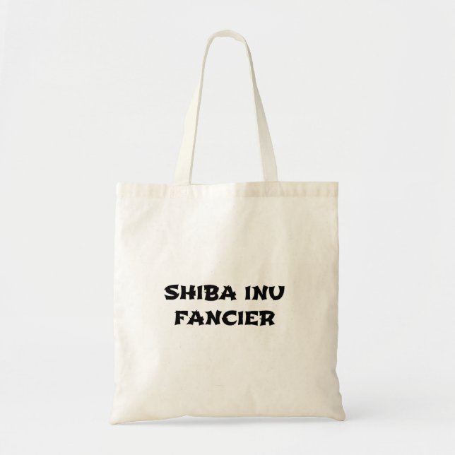shiba inu fancier tote bag (Front)