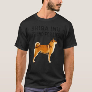 Shiba Inu Friend For Life Dog Friendship T-Shirt