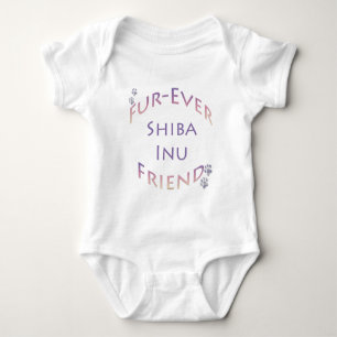 Shiba Inu Furever Friend Baby Bodysuit