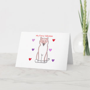 Shiba Inu Furry Valentine Holiday Card