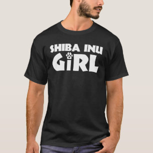 Shiba Inu Girl Funny Shiba Inu Owner Pet Dog Lover T-Shirt