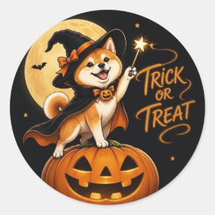Shiba Inu Halloween – Trick or Treat Sticker