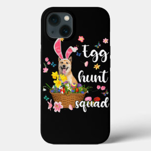 Shiba Inu Happy Easter Day Easter Colorful Egg Hun iPhone 13 Case