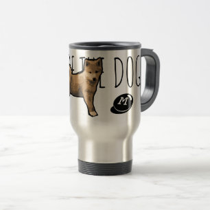 Shiba Inu Illustration Dog Year 2018 Travel M Mug