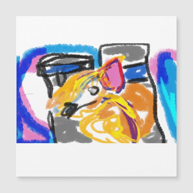 Shiba Inu in city (Front)