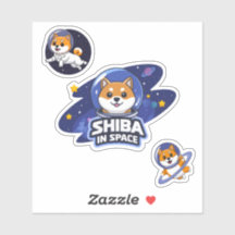 Shiba Inu in Space, Shiba Inu Sticker
