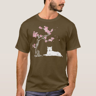 Shiba Inu Japanese Cherry Blossom Sakura T-Shirt