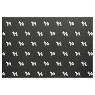 Shiba Inu Love Fabric