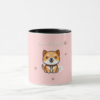 Shiba Inu Mug “Paws and Enjoy Life”